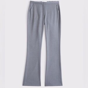 NWT Abercrombie & Fitch Low Rise Tailored Boot Pant in Gray Size 18 Long 34